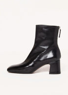 swatch_Black Patent leather ankle boot