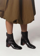 swatch_Black Patent leather ankle boot