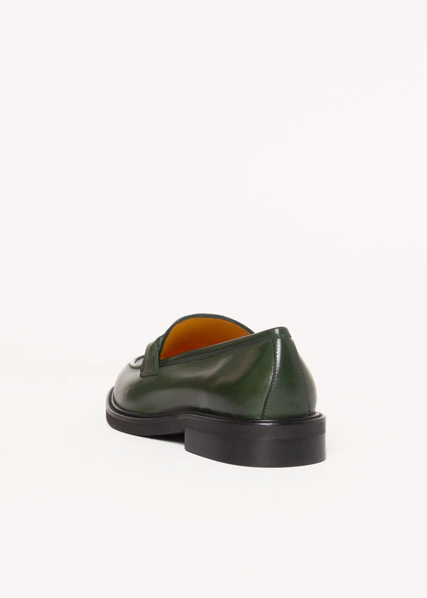 swatch_Dark Green Leather loafer