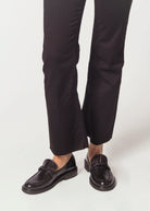 swatch_Black leather loafer