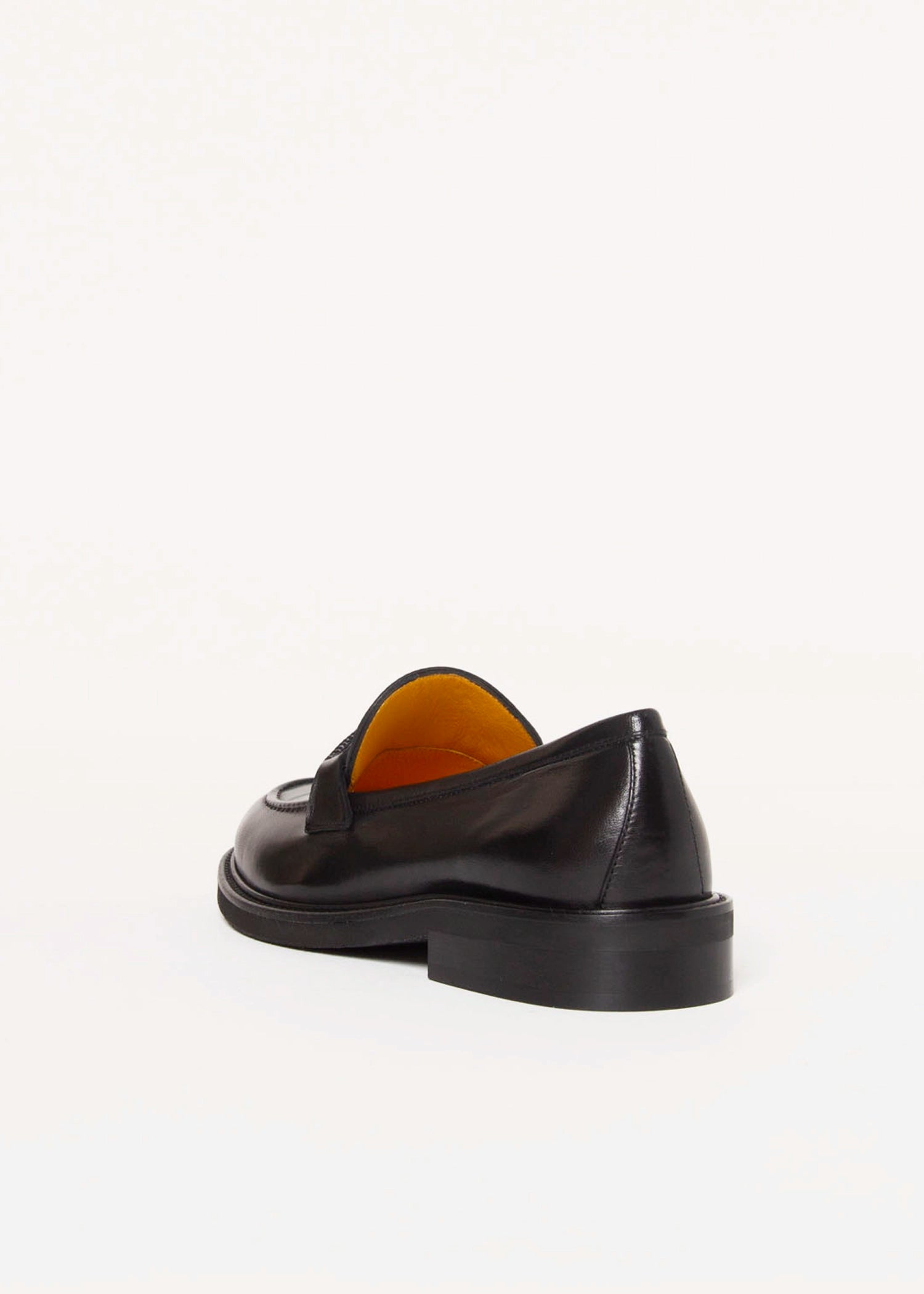 swatch_Black leather loafer