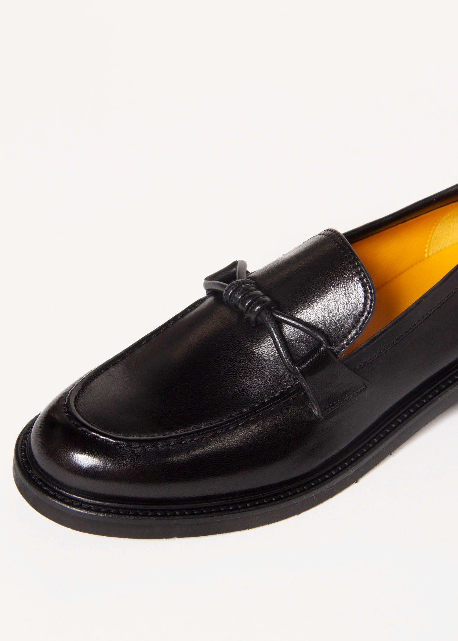 swatch_Black leather loafer