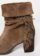 swatch_Sesame Suede heeled fringe boot