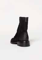 swatch_Black Suede ankle boot