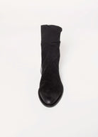 swatch_Black Suede ankle boot