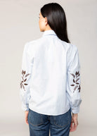 swatch_Light Blue lily bow blouse