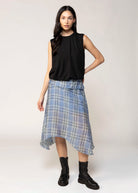 swatch_Blue Plaid emily plaid midi skirt