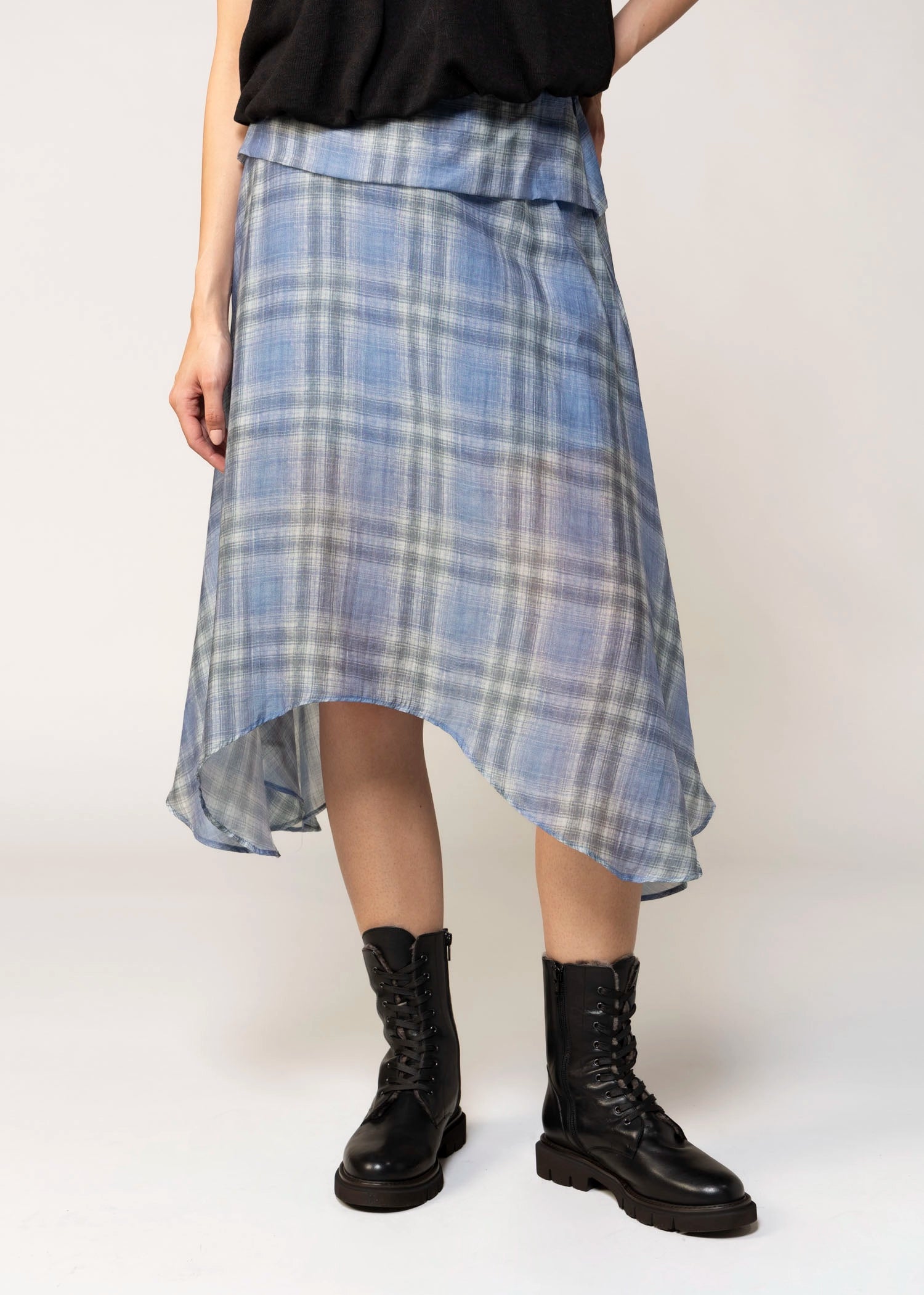 swatch_Blue Plaid emily plaid midi skirt