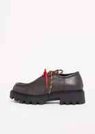 swatch_Chocolate Leather l'idea italian leather wallabee loafer