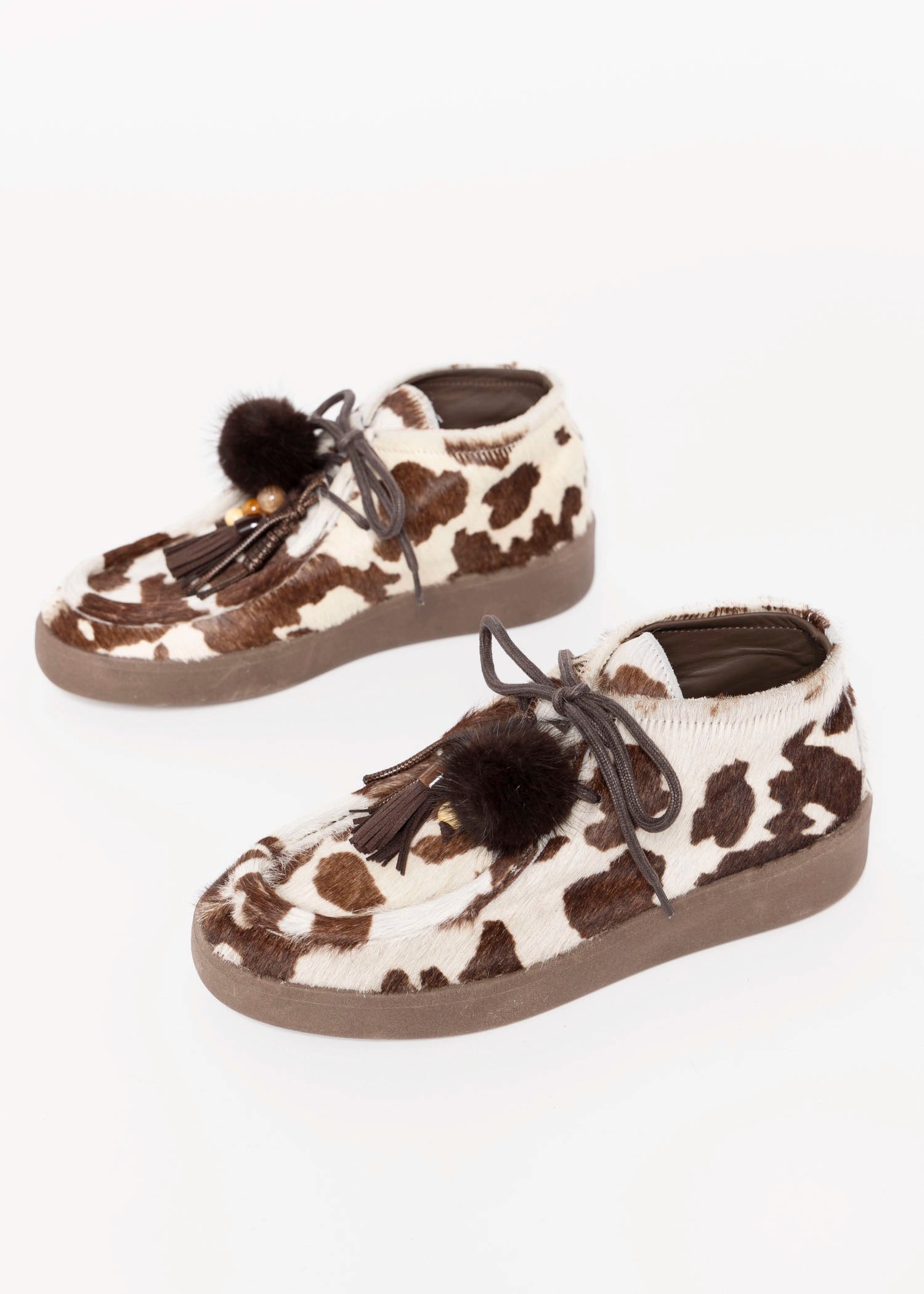 swatch_Cow Haircalf l'idea italian suede wallabee ankle boot