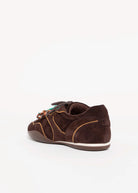 swatch_Chocolate Suede Italian suede sneakerina