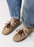 swatch_Taupe Suede Italian suede sneakerina