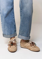 swatch_Taupe Suede Italian suede sneakerina