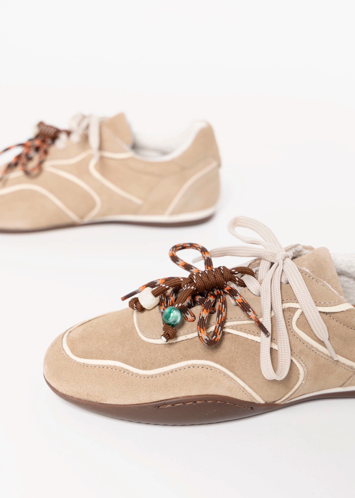 swatch_Taupe Suede Italian suede sneakerina