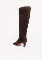 swatch_Chocolate Suede roberto festa fredine italian suede knee-high boot
