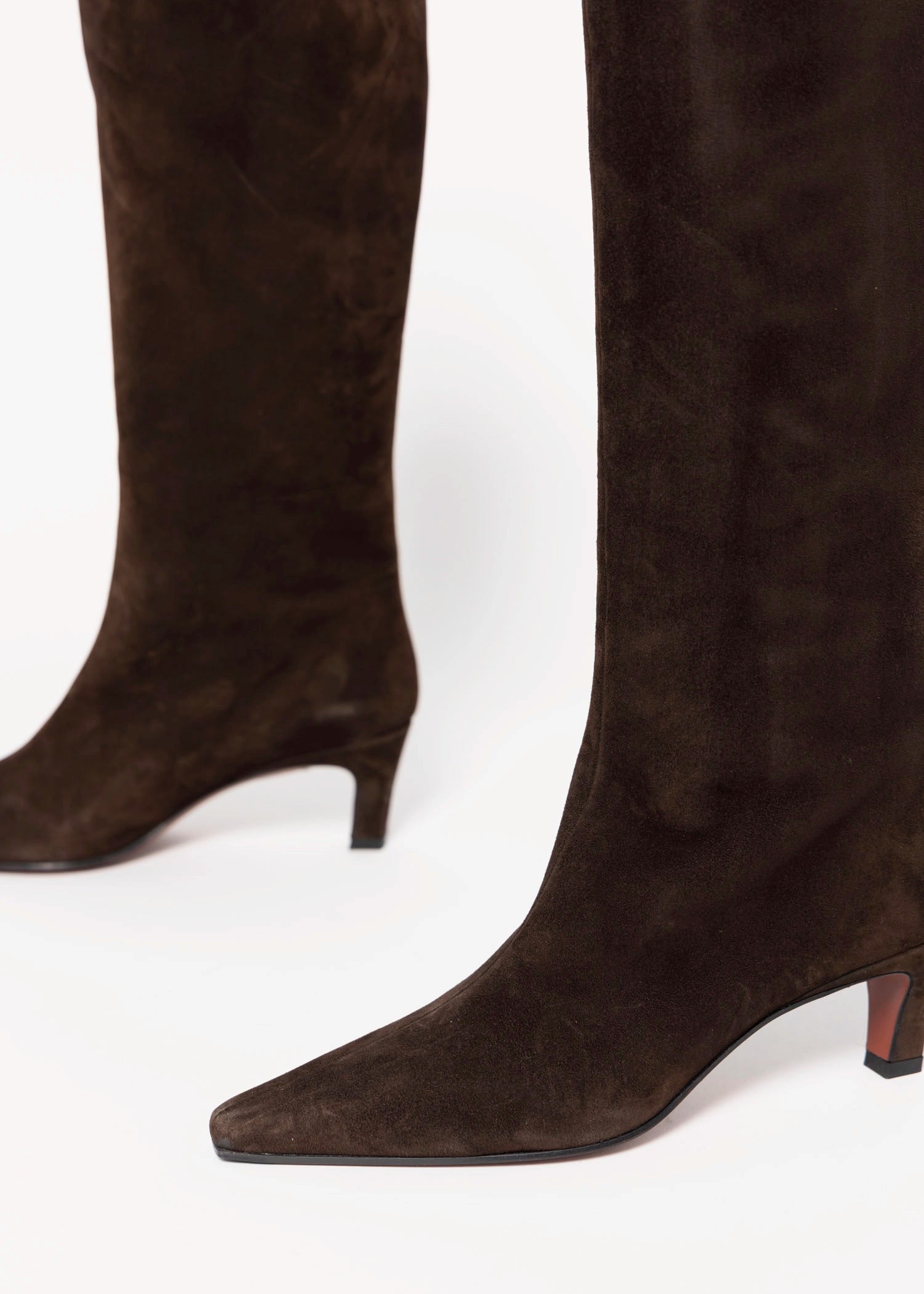 swatch_Chocolate Suede roberto festa fredine italian suede knee-high boot