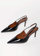 swatch_Black/Wine Roberto Festa anais italian leather slingback pump