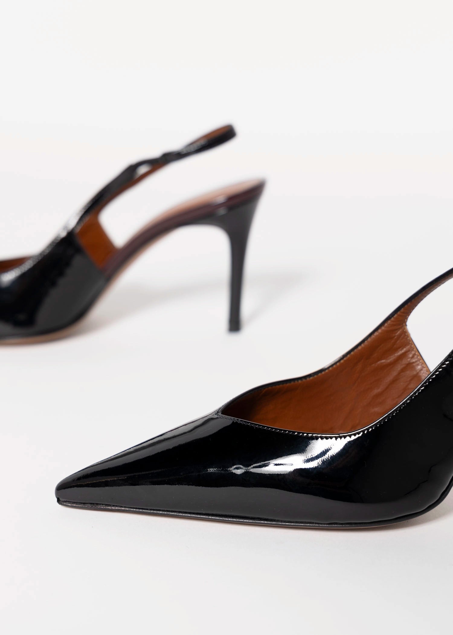 swatch_Black/Wine Roberto Festa anais italian leather slingback pump