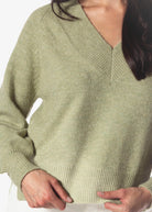 swatch_Olive heather sweater