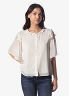 swatch_Light Oat deja vu blouse