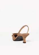 swatch_Sand Suede kitten heel slingback shoes
