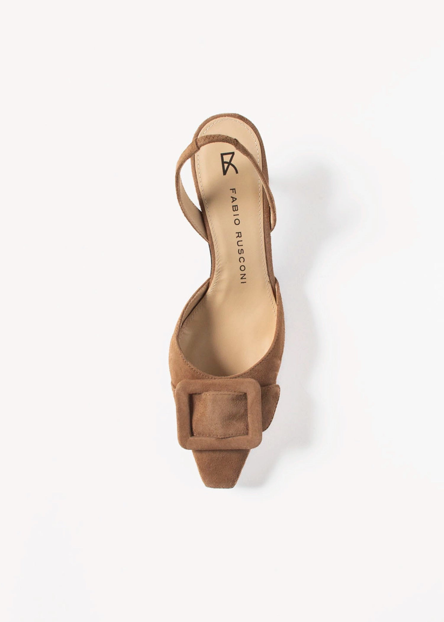 swatch_Sand Suede kitten heel slingback shoes