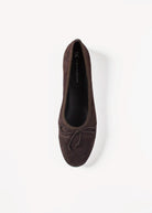 swatch_Brown Suede ballet flat shoes 