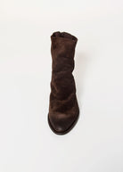 swatch_Chocolate Suede ankle boot
