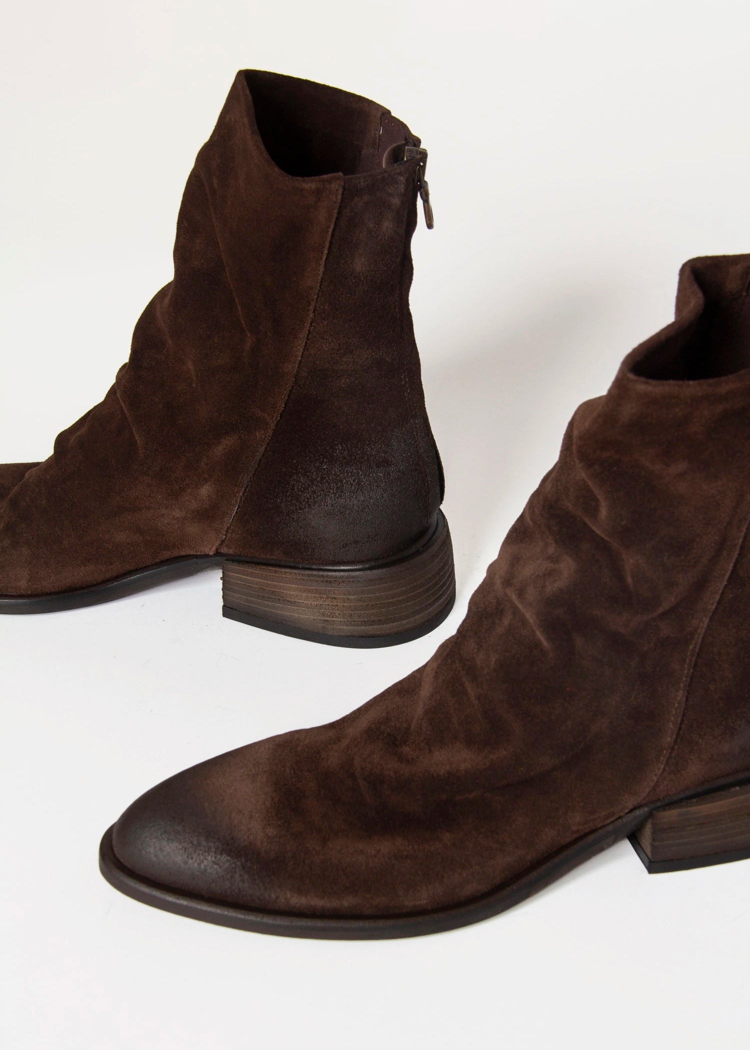 swatch_Chocolate Suede ankle boot