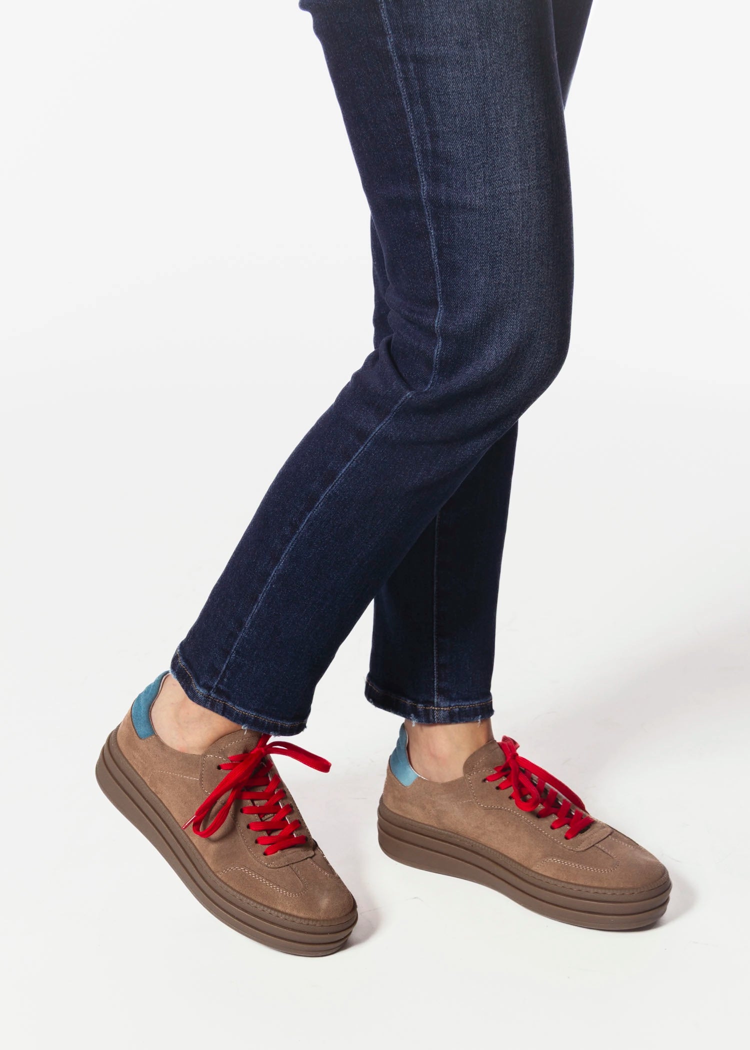 swatch_Taupe Multi platform sneaker