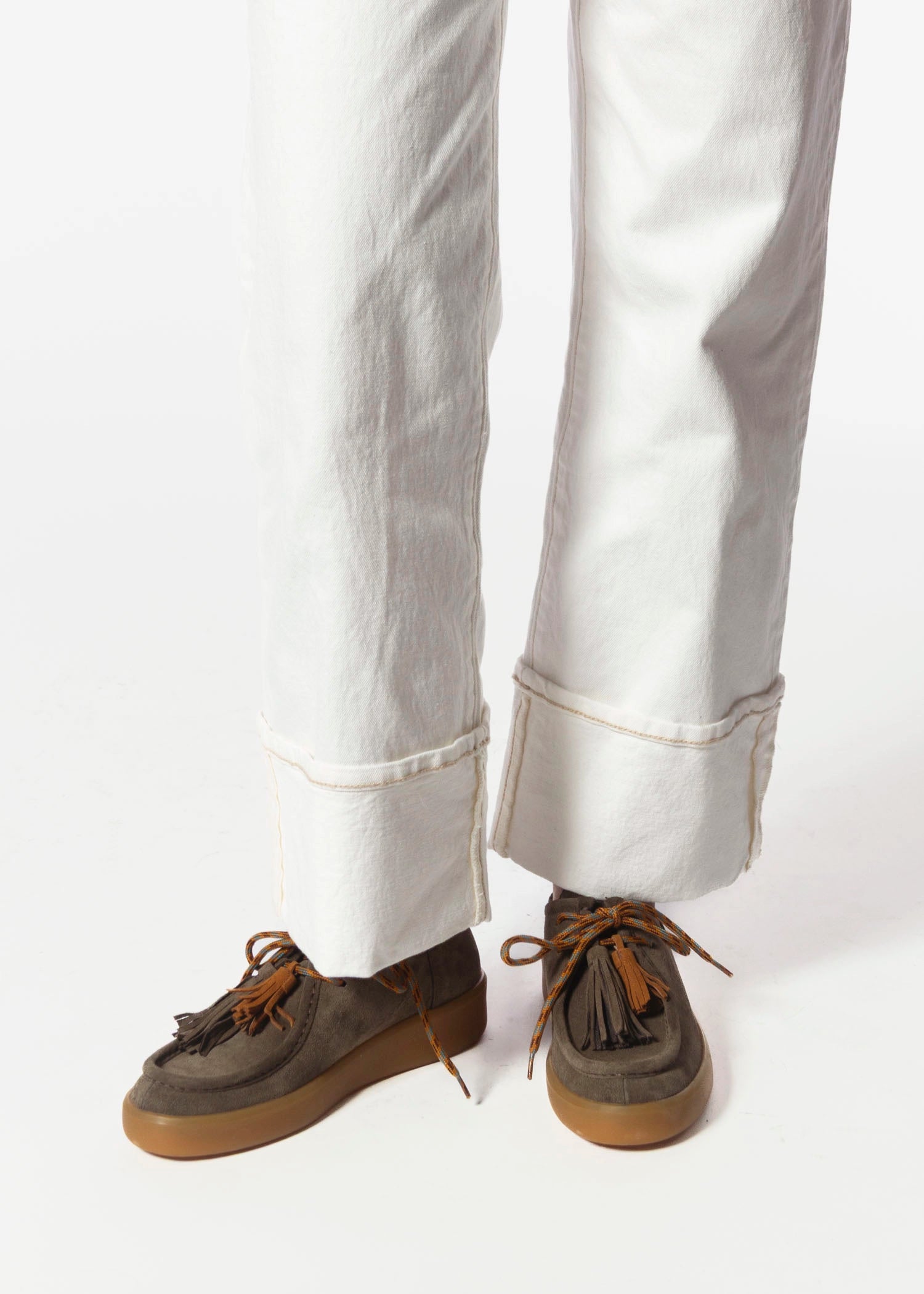 swatch_Olive Suede wallabe