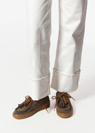 swatch_Olive Suede wallabe