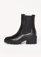 swatch_Black Leather chelsea boot shoes