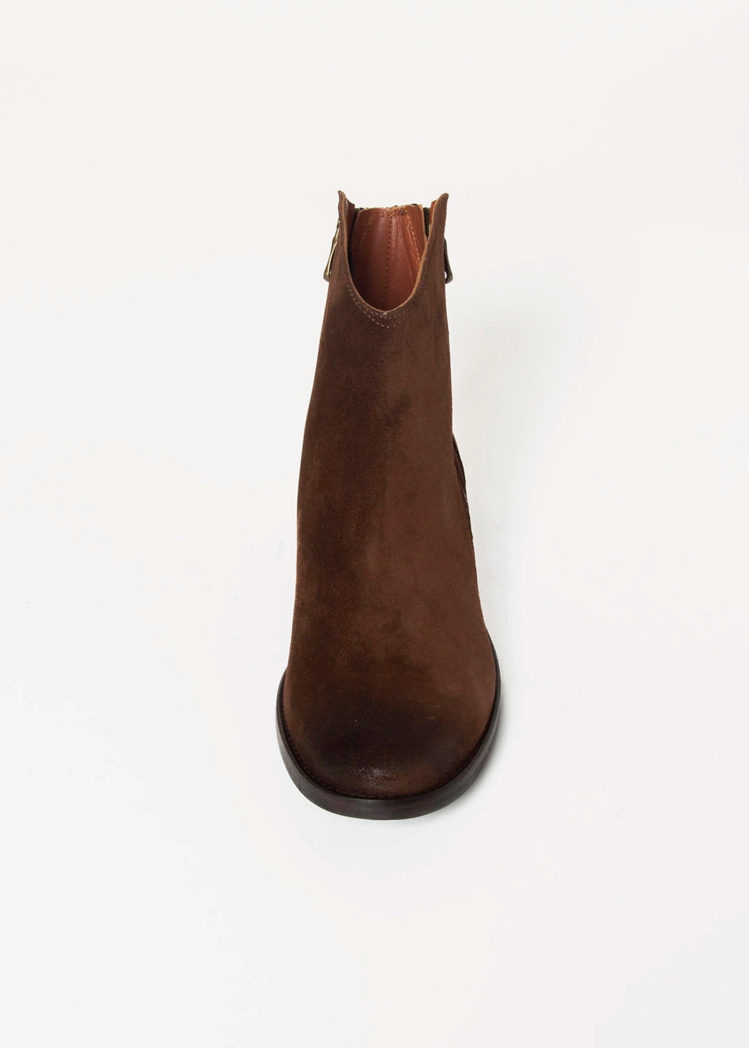 swatch_Brown Suede ankle boot shoes