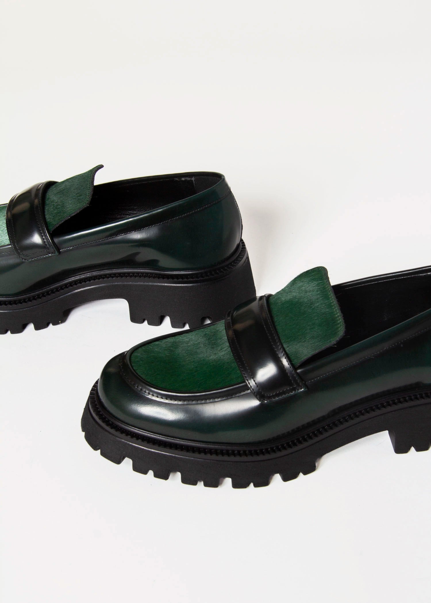 swatch_Forest Leather lug sole loafer