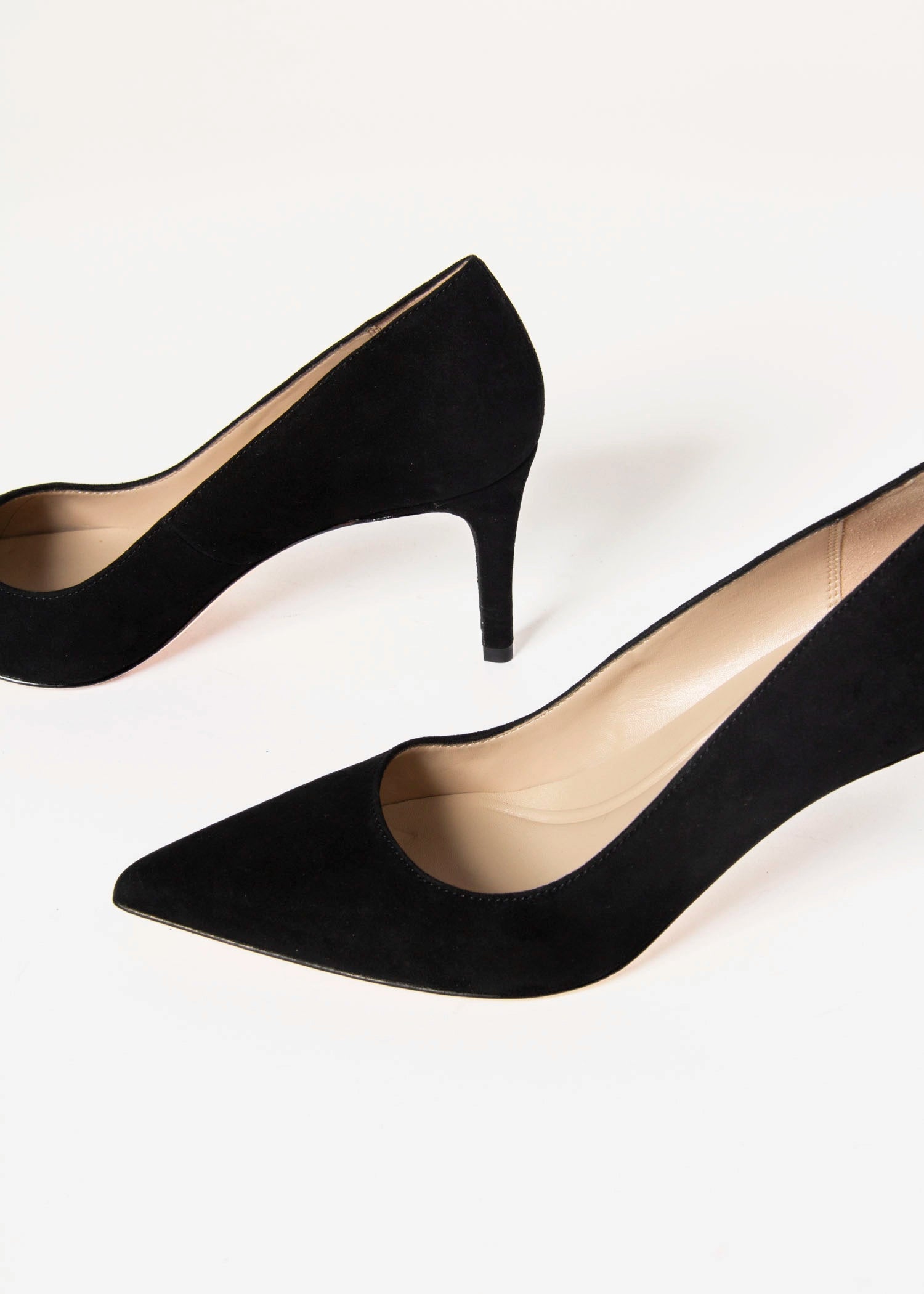 swatch_Black Suede lizel suede pump shoes