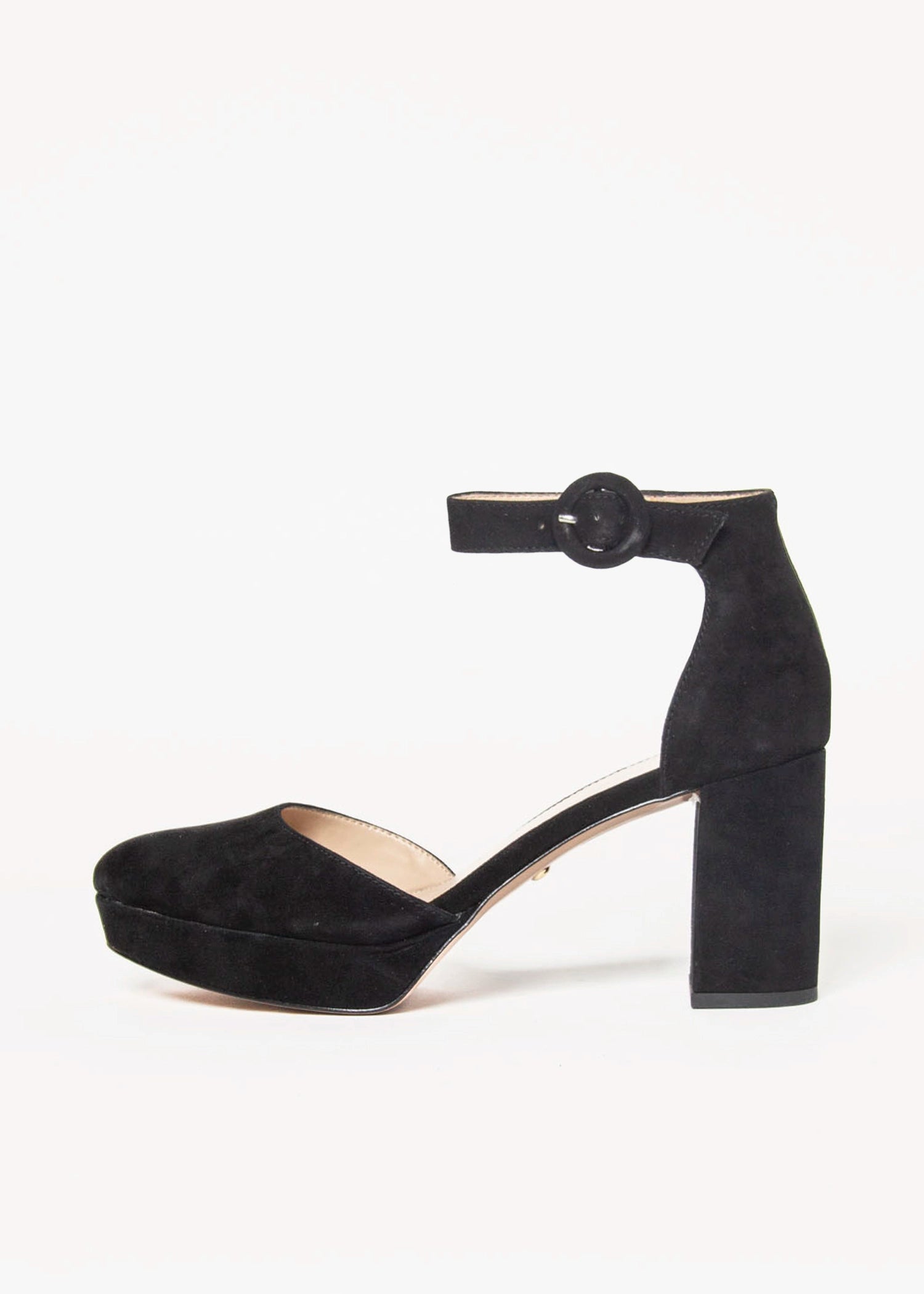 swatch_Black Suede lenor platform heel shoes