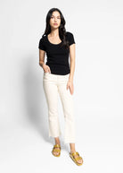 swatch_black julie scoop neck rib tee apparel