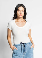 swatch_white julie scoop neck rib tee apparel