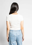 swatch_white julie scoop neck rib tee apparel