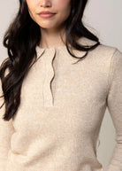 swatch_Dune stitches and stripes leo polo sweater