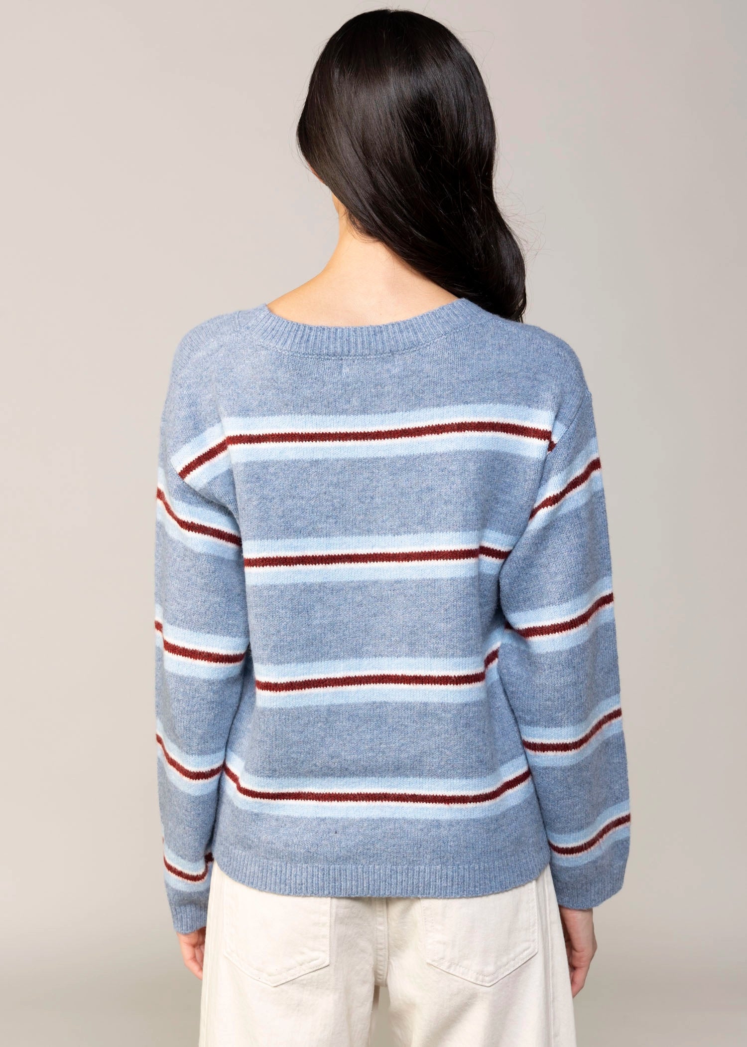 swatch_Blue sadie and sage hudson striped crewneck sweater