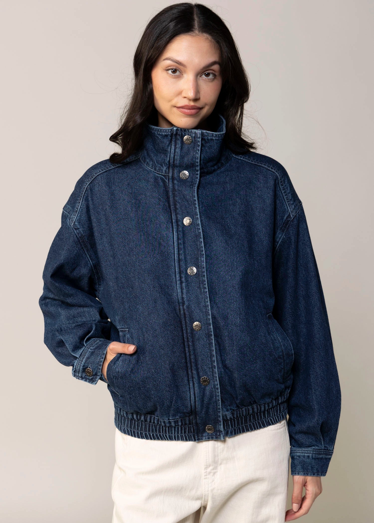 swatch_Denim daze phantom funnel neck denim jacket