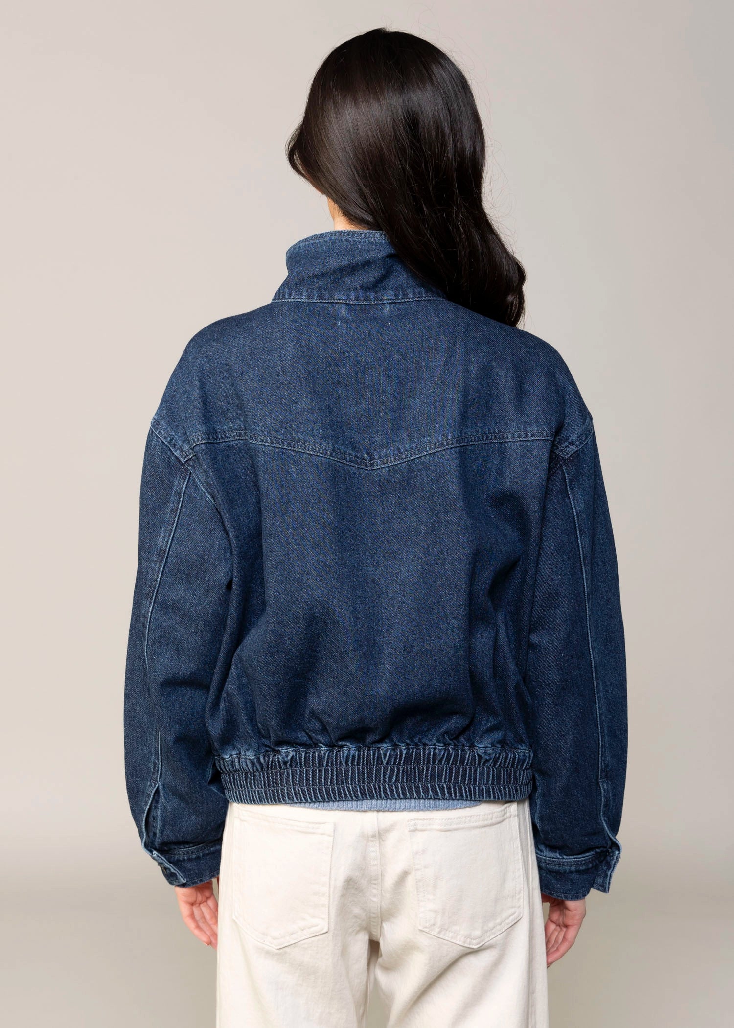 swatch_Denim daze phantom funnel neck denim jacket