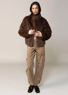 swatch_Chocolate fifteen twenty mackenzie faux leather and fur reversible jacket