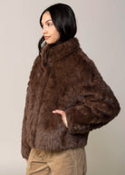 swatch_Chocolate fifteen twenty mackenzie faux leather and fur reversible jacket
