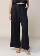 swatch_Navy/Ivory sage the label legacy pinstripe pant