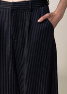 swatch_Navy/Ivory sage the label legacy pinstripe pant