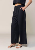 swatch_Navy/Ivory sage the label legacy pinstripe pant