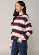 swatch_Blue/Pink Stripe daze denim carlyle striped sweater